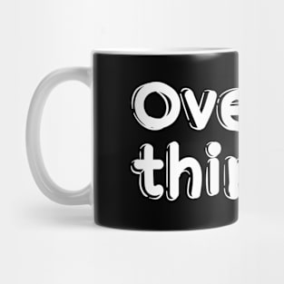 verified Over thinker (white) Mug